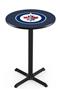 Winnipeg Jets NHL Pub Table X Style Base