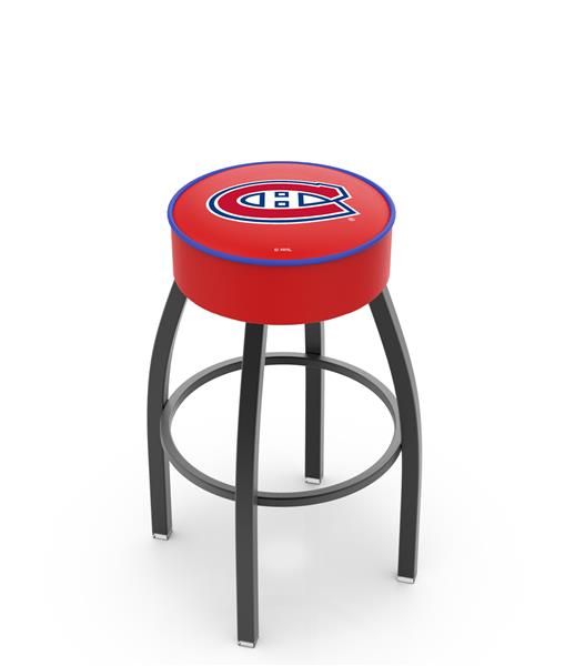 Montreal Canadiens NHL Blk or Chrome Bar Stool. Free shipping.  Some exclusions apply.