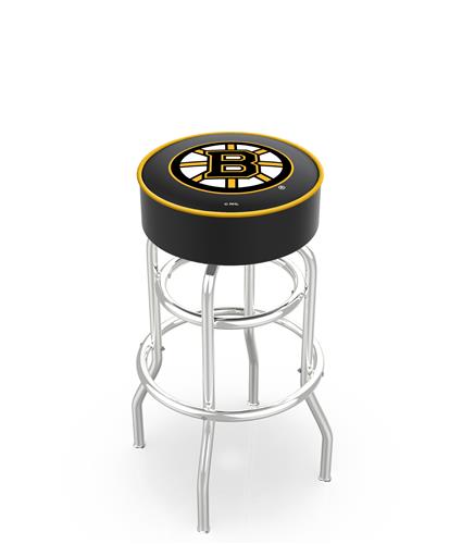 Boston Bruins NHL Double-Ring Bar Stool. Free shipping.  Some exclusions apply.