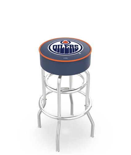 Edmonton Oilers NHL Double-Ring Bar Stool. Free shipping.  Some exclusions apply.