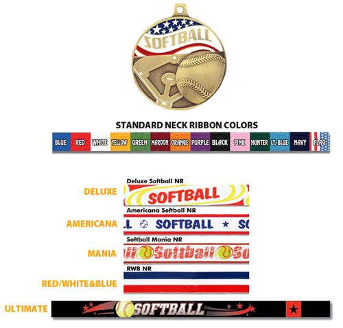 Hasty Awards Americana Softball Medals