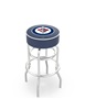 Winnipeg Jets NHL Double-Ring Bar Stool