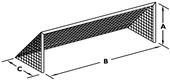 Porter No. 490 Series Soccer Net - Closeout Porter No. 490 Series Soccer Net - Closeout