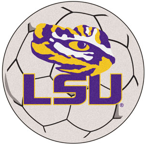 Louisiana State University Soccer Ball Mat