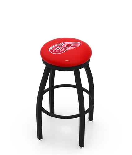 Detroit Red Wings NHL Flat Ring Blk Bar Stool. Free shipping.  Some exclusions apply.