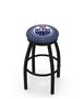 Edmonton Oilers NHL Flat Ring Blk Bar Stool