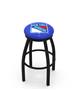 New York Rangers NHL Flat Ring Blk Bar Stool