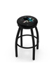 San Jose Sharks NHL Flat Ring Blk Bar Stool