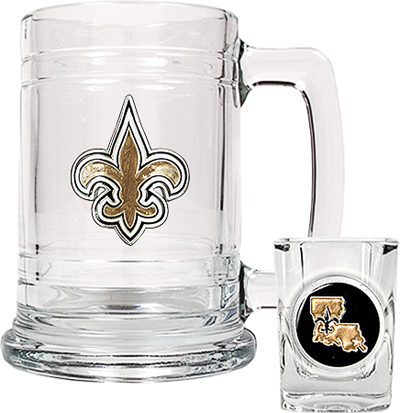 NFL New Orleans Saints Boilermaker Gift Set