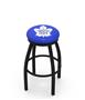 Toronto Maple Leafs NHL Flat Ring Blk Bar Stool