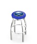 Buffalo Sabres NHL Flat Ring Chrome Bar Stool