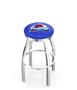 Colorado Avalanche NHL Flat Ring Chrome Bar Stool