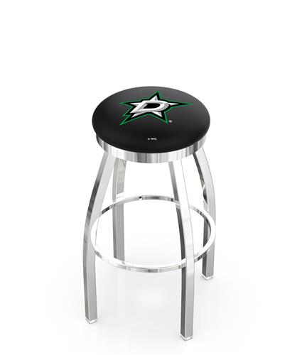 Dallas Stars NHL Flat Ring Chrome Bar Stool. Free shipping.  Some exclusions apply.