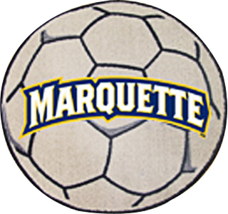 Fan Mats Marquette University Soccer Ball Mat