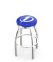 Tampa Bay Lightning NHL Flat Ring Chrome Bar Stool