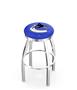 Vancouver Canucks NHL Flat Ring Chrome Bar Stool