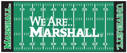 Fan Mats We Are Marshall Football Field Runner