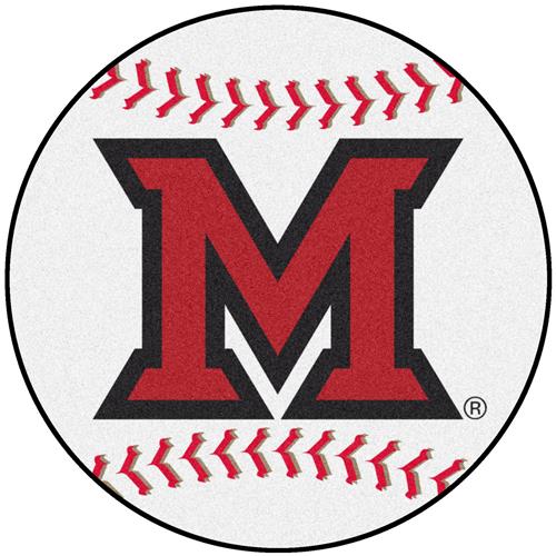 Fan Mats Miami of Ohio Baseball Mat