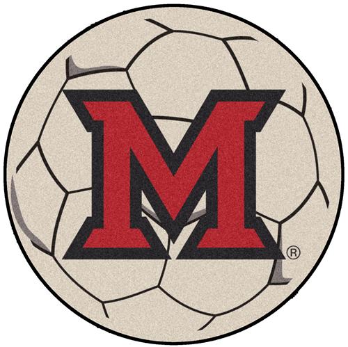 Fan Mats Miami of Ohio Soccer Ball Mat