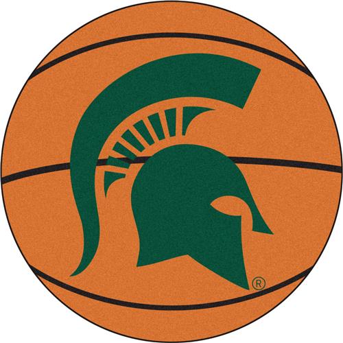 Fan Mats Michigan State University Basketball Mat