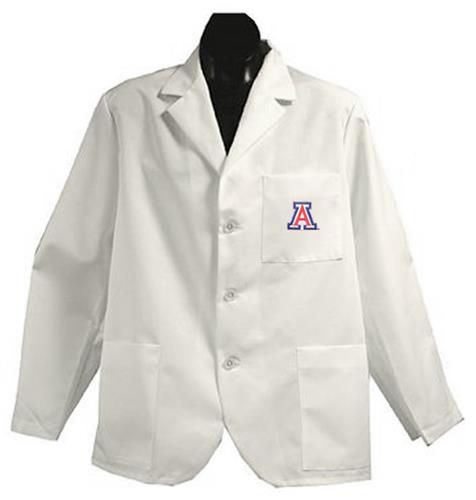 University of Arizona White Short Labcoats