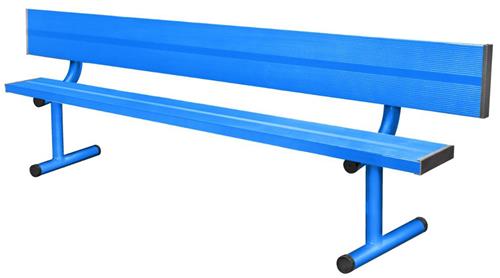 Porter Aluminum Portable Bench with Back. Free shipping.  Some exclusions apply.