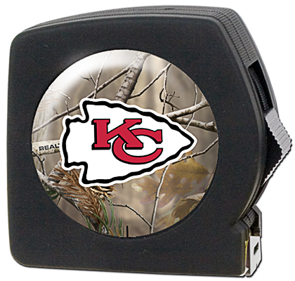 NFL Kansas City Chiefs 25' RealTree Tape Measure