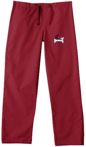 University of Arkansas Crimson Classic Scrub Pants. Embroidery is available on this item.