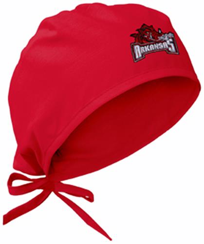 University of Arkansas Red Surgical Caps