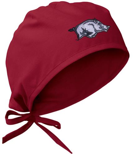 Univ of Arkansas Razorbacks Crimson Surgical Caps