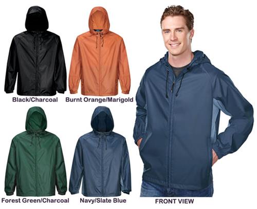 TRI MOUNTAIN Jepson Packable Hooded Shell Jacket