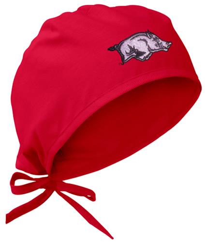 Univ of Arkansas Razorbacks Red Surgical Caps
