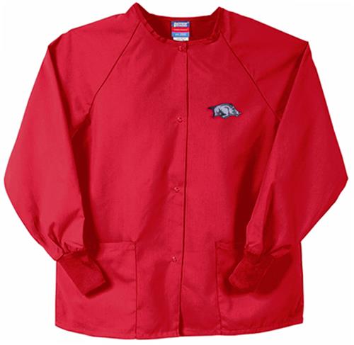 Univ of Arkansas Razorbacks Red Nursing Jackets