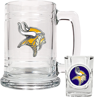 NFL Minnesota Vikings Boilermaker Gift Set