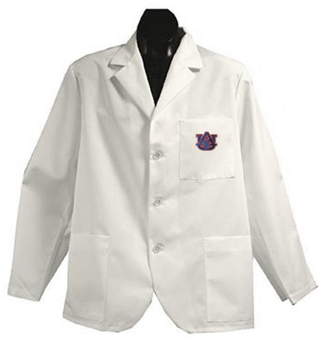 Auburn University White Short Labcoats