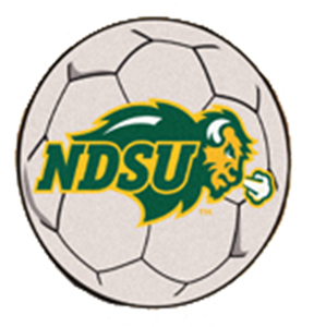Fan Mats North Dakota State Univ. Soccer Ball Mat