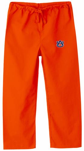 Auburn University Kid's Orange Scrub Pants. Embroidery is available on this item.