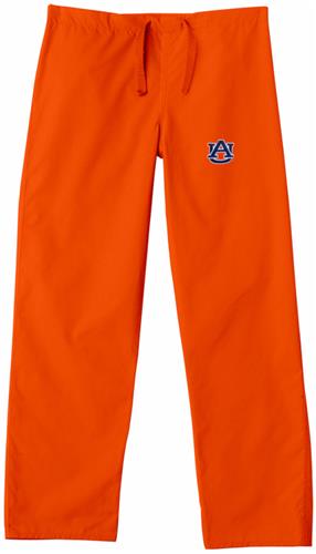 Auburn University Orange Classic Scrub Pants. Embroidery is available on this item.