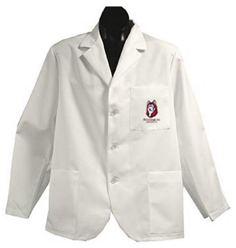 Bloomsburg University White Short Labcoats