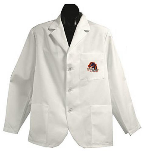 Boise State University White Short Labcoats