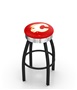 Calgary Flames NHL Ribbed Ring Bar Stool