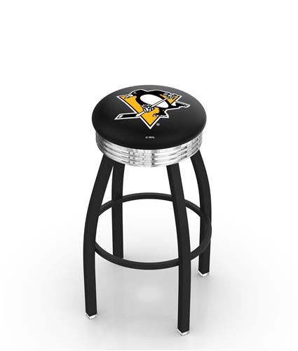 Pittsburgh Penguins NHL Ribbed Ring Bar Stool. Free shipping.  Some exclusions apply.