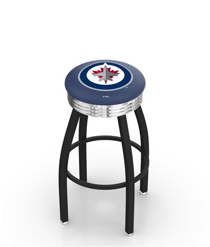 Winnipeg Jets NHL Ribbed Ring Bar Stool. Free shipping.  Some exclusions apply.