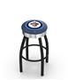 Winnipeg Jets NHL Ribbed Ring Bar Stool