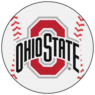 Fan Mats Ohio State University Baseball Mat
