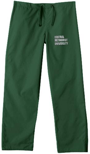 Central Methodist Univ Hunter Classic Scrub Pants. Embroidery is available on this item.