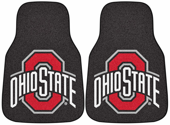 Fan Mats Ohio State Univ Carpet Car Mats (set)