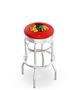 Chicago Blackhawks NHL Rib Double-Ring Bar Stool