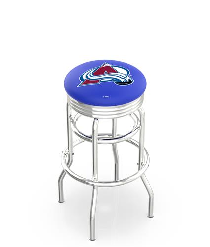 Colorado Avalanche NHL Rib Double-Ring Bar Stool. Free shipping.  Some exclusions apply.