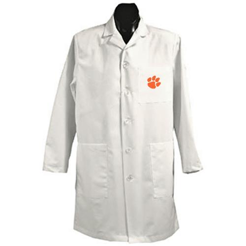 Clemson University White Long Labcoats